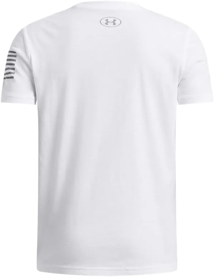 Under Armour Boys' Freedom Big Logo Short Sleeve T Shirt