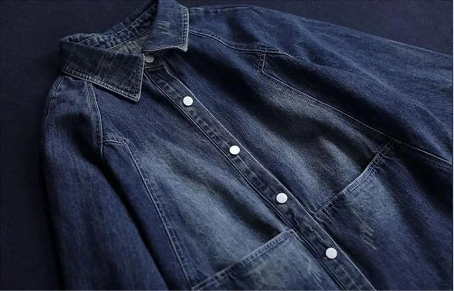 Women's Classic Denim Jacket For Women Spring Vintage Washed Boyfriend Denim Jacket Outerwears