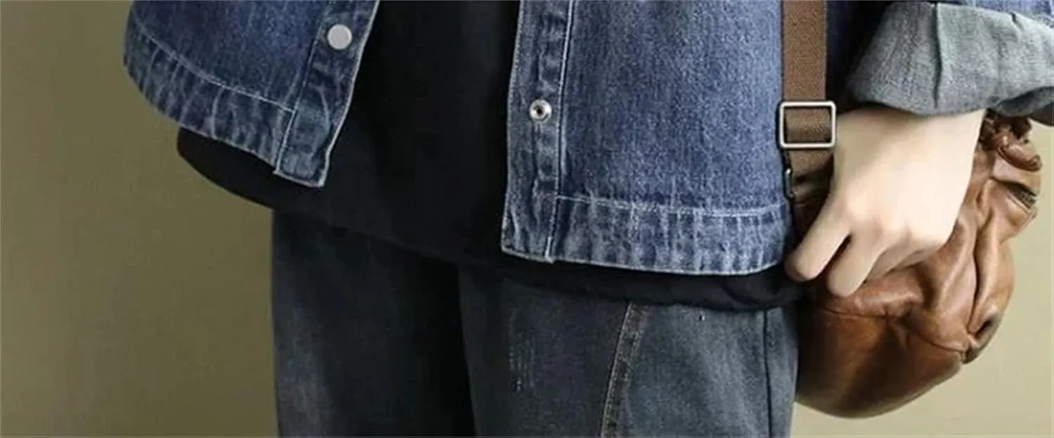Women's Classic Denim Jacket For Women Spring Vintage Washed Boyfriend Denim Jacket Outerwears