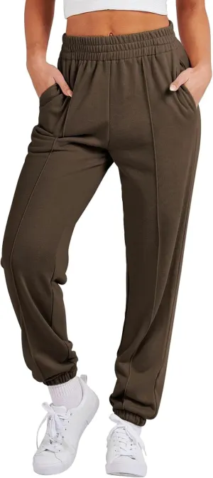 Women's Sports Pants Loose Casual High Waisted Exercise Straps Bottom Jogging Pants