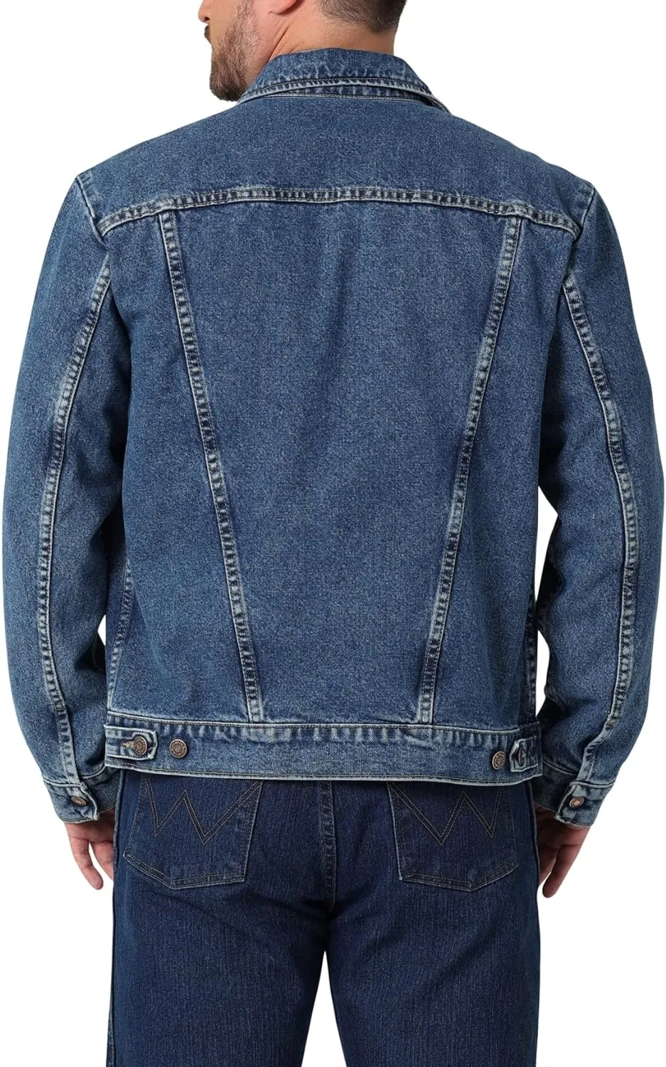 Wrangler Men's Cowboy Cut Western Unlined Denim Jacket