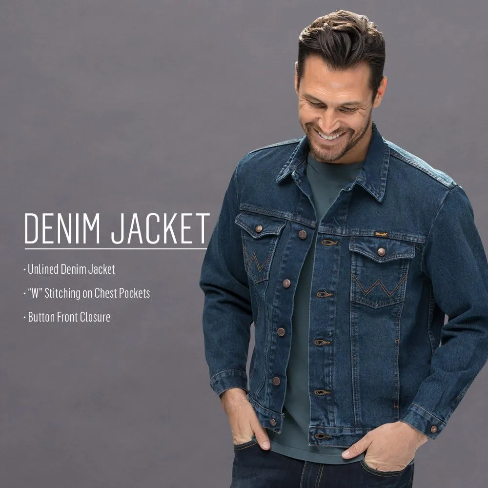 Wrangler Men's Cowboy Cut Western Unlined Denim Jacket