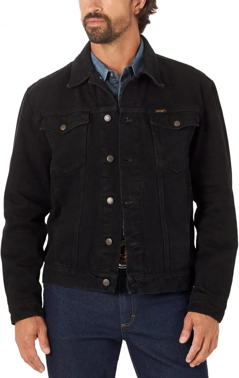 Wrangler Men's Cowboy Cut Western Unlined Denim Jacket