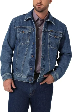 Wrangler Men's Cowboy Cut Western Unlined Denim Jacket