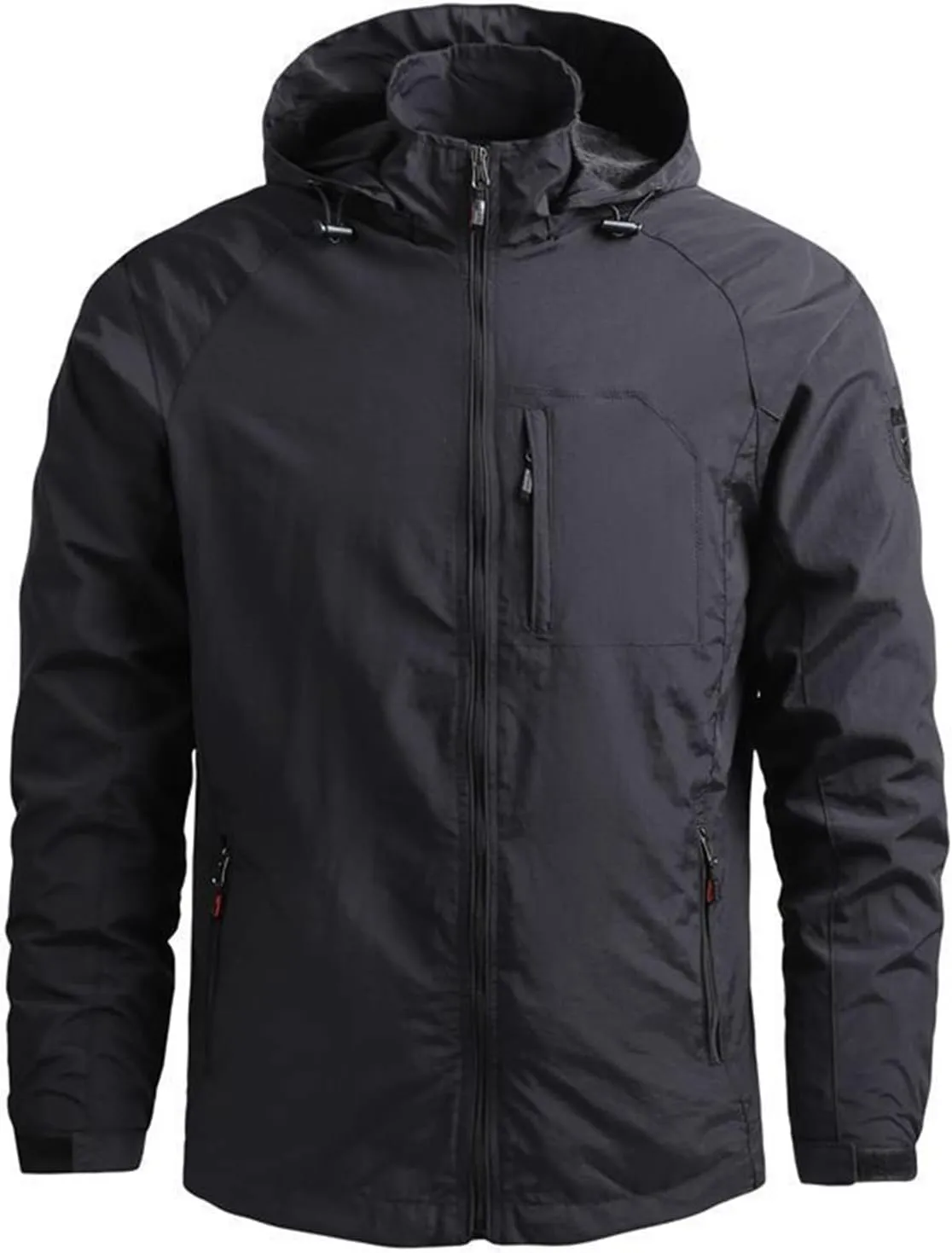 Ymosrh Mens Winter Jackets Long Sleeve Hooded Sweatshirt Tops Blouse Mountaineering Jacket Coats and Jackets Fashion