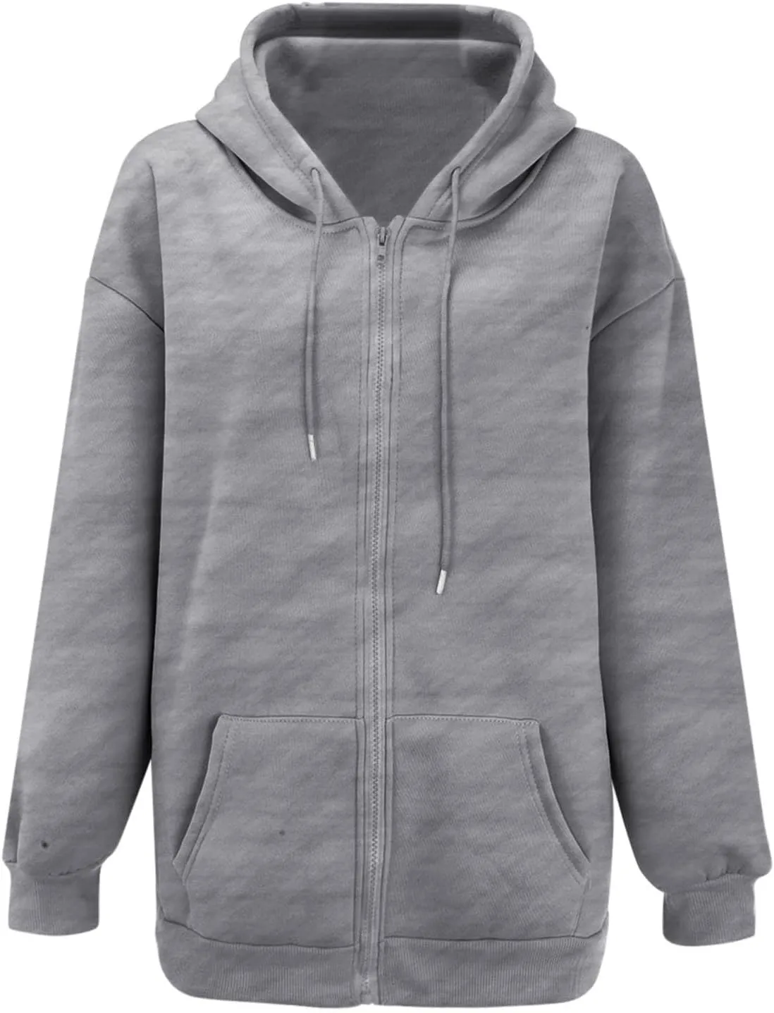 Zipper Hoodies for Women Trendy Long Sleeve Sweatshirts Fall Outfits Plus Size Hoodies Casual Winter Jackets Clothes